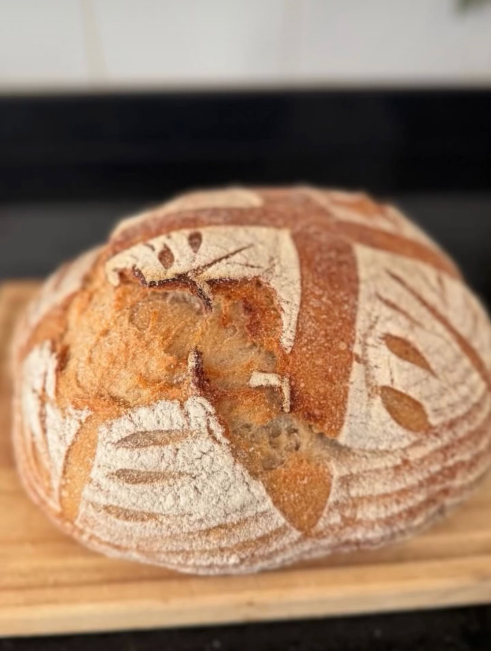 Pan de masa madre Sabores del Jardín