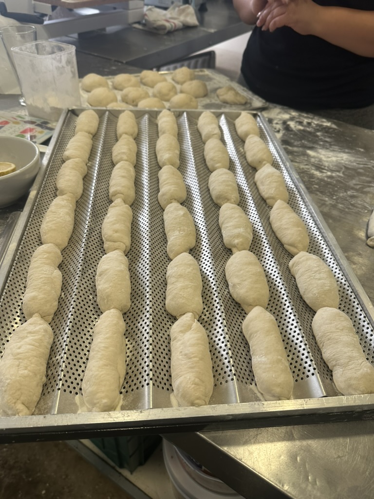 Baguettes fermentando