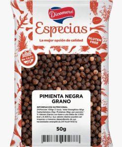Pimienta negra en grano Sin TACC Sobres Dicomere